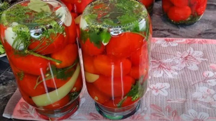 Помідори на зиму, які з’їдаються моментально. Взимку пошкодувала, що мало закрила